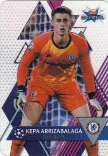 Kepa Arrizabalaga Chelsea 2019/20 Topps Crystal Champions League Base card #47